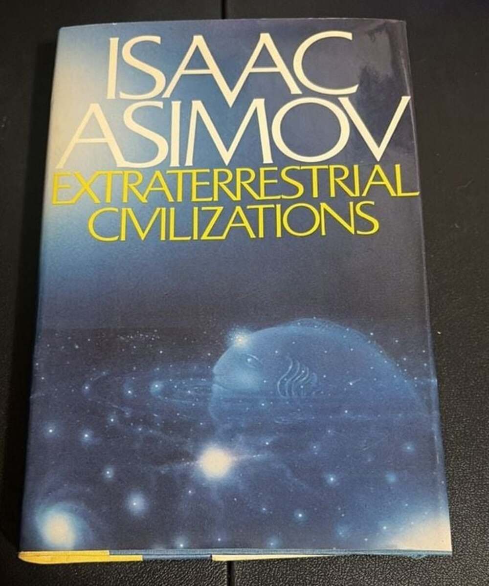 Extraterrestrial Civilizations by Isaac Asimov Hardcover Book